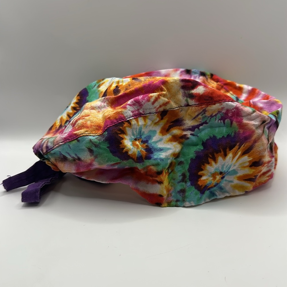Colorful Tie Dye Scrub Cap Medical Surgical Nurse Doctor‎ Hat OS